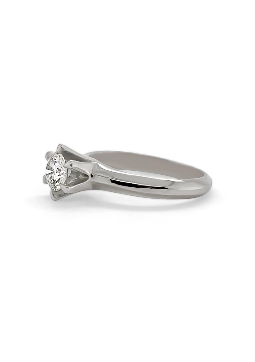 Platinum .40 Carat Diamond Solitaire Engagement Ring