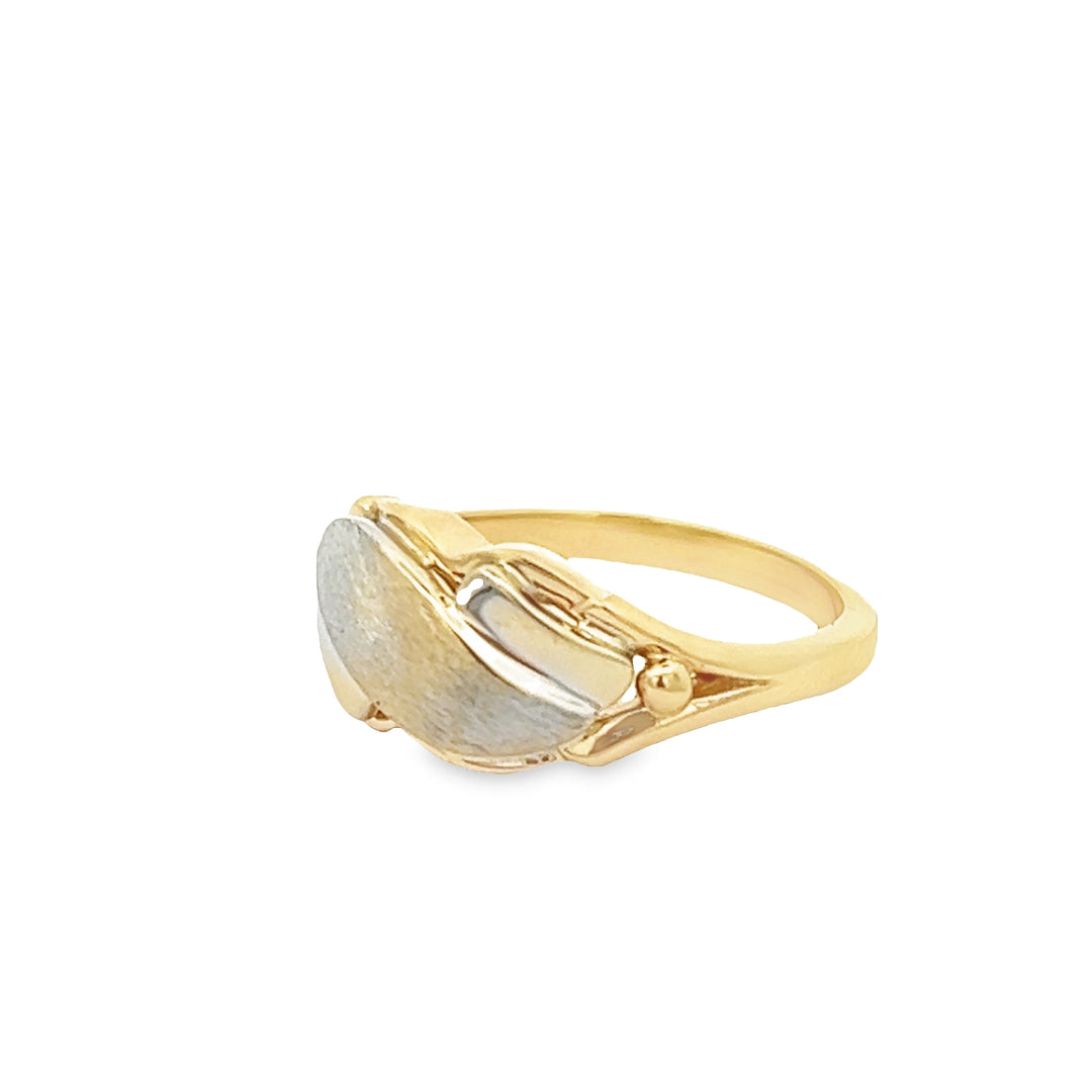 14K White And Yellow Gold Fashion Ring