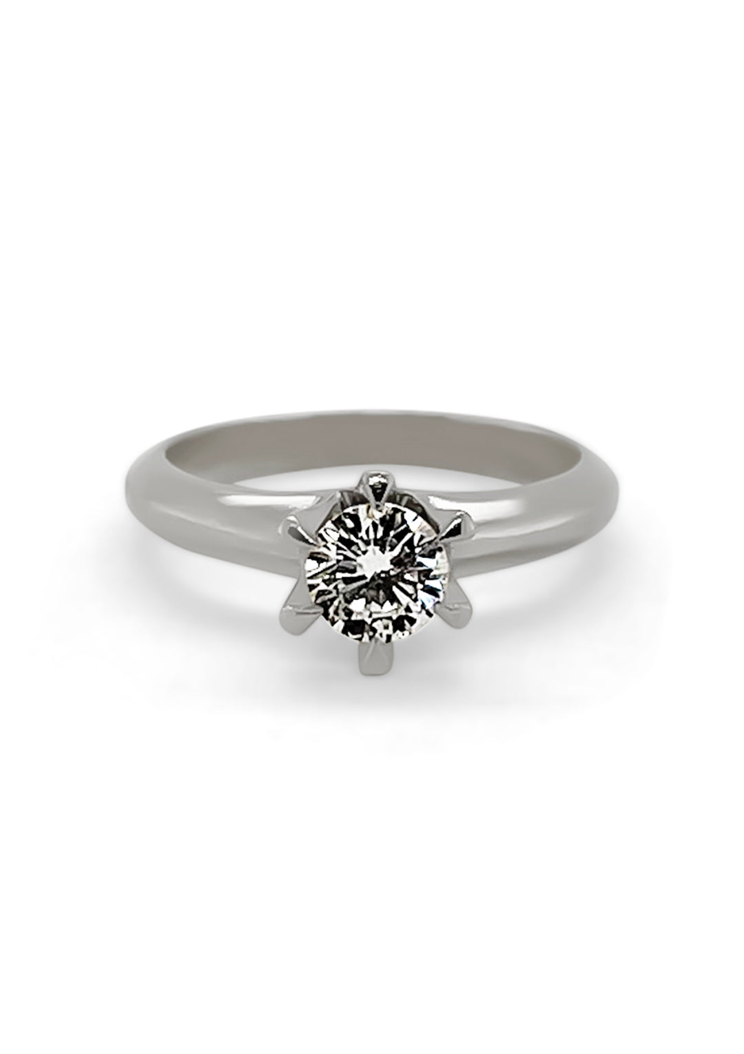 Platinum .40 Carat Diamond Solitaire Engagement Ring